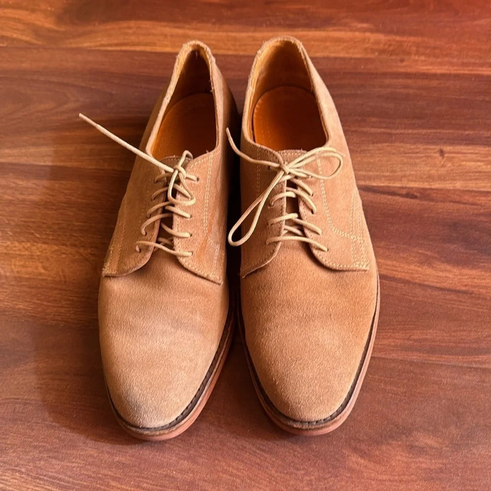 Cole Haan Men's Tan Suede Oxford Shoes Size 11